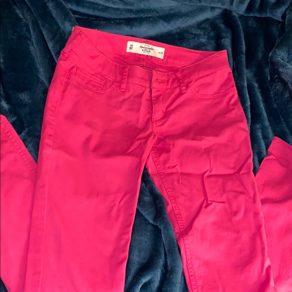 Pink jeans